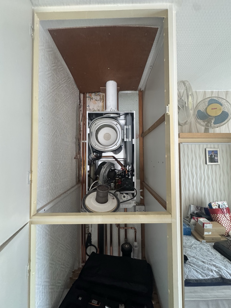 Routine boiler service in Stretford