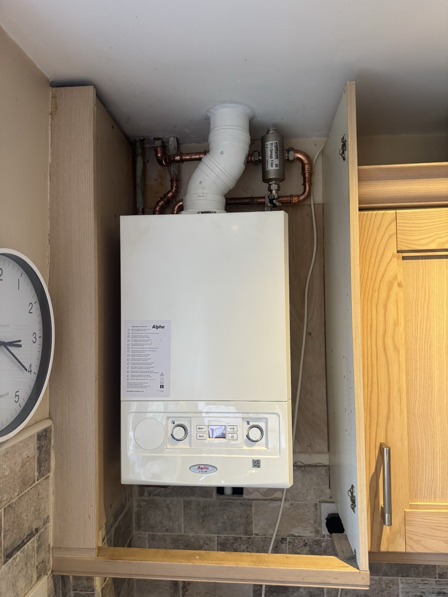 New boiler installation and powerflush in Hindley