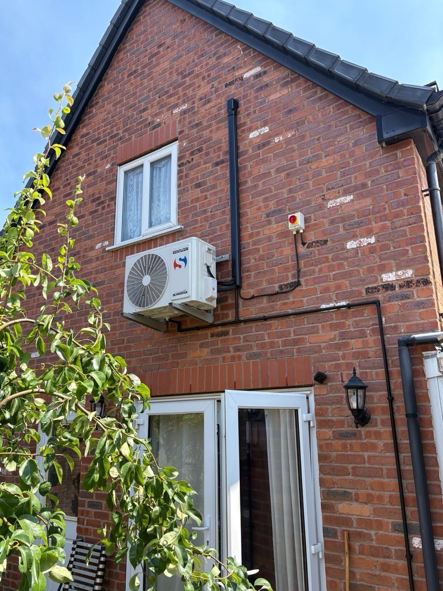 Sinclair 6.2kW air conditioning installation in Altrincham